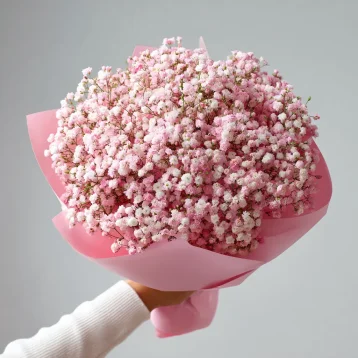 Монобукет из гипсофилы «Воздушная сказка»