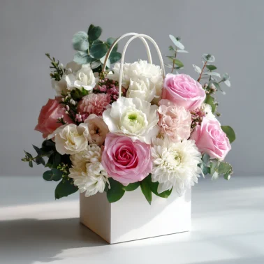 Композиция в сумочке «Нежность с собой»