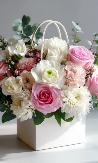 Композиция в сумочке «Нежность с собой»