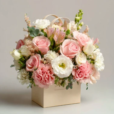 Композиция в сумочке «Девичий выбор»