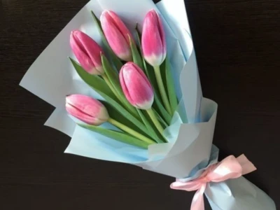 Нежные тюльпаны любви