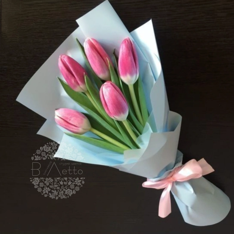 Нежные тюльпаны любви