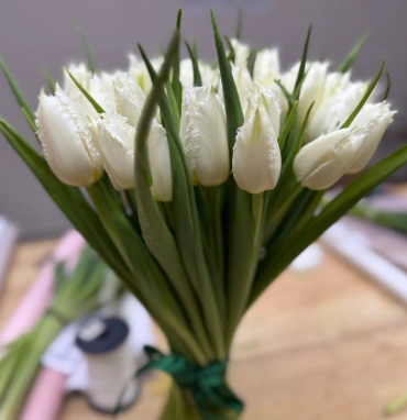 Букет «Снежные тюльпаны»