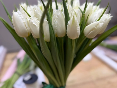 Букет «Снежные тюльпаны»