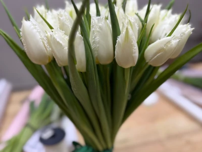 Букет «Снежные тюльпаны»