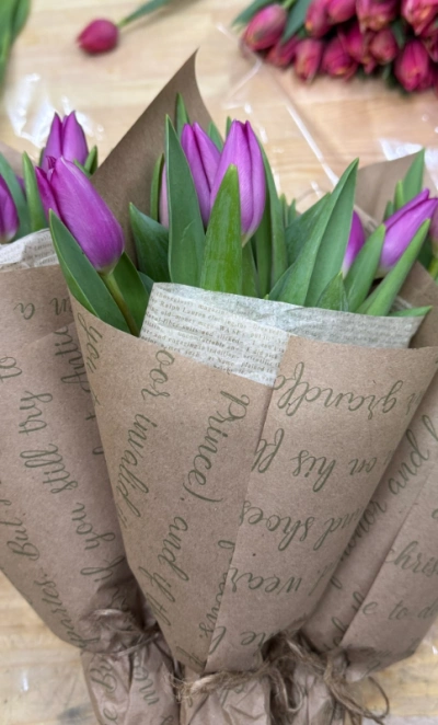 Фиолетовый букет весны