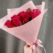 Розовый букет страсти 1